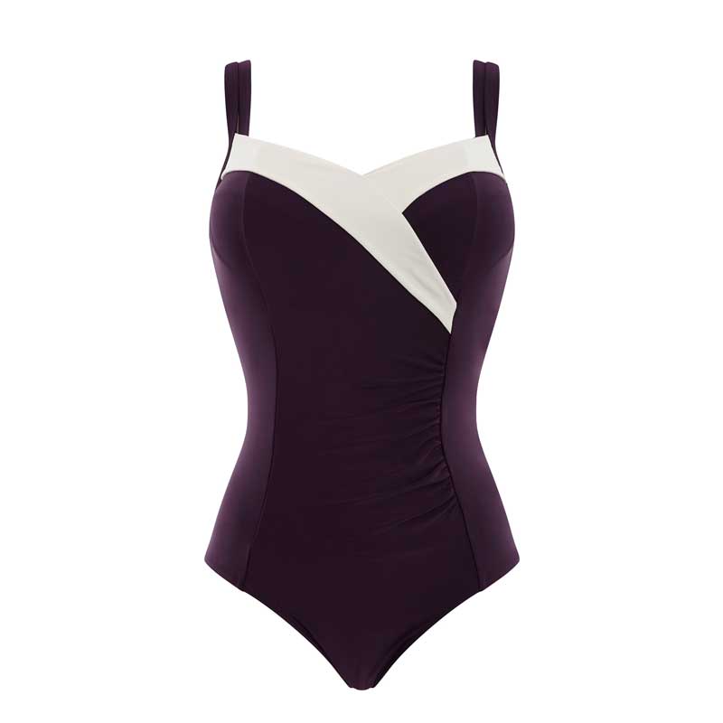 Panache Swim Portofino Swim Suit Aubergine Loving My Curves